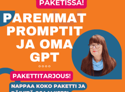 Paremmat promptit ja Oma GPT -luentopaketti etuhintaan